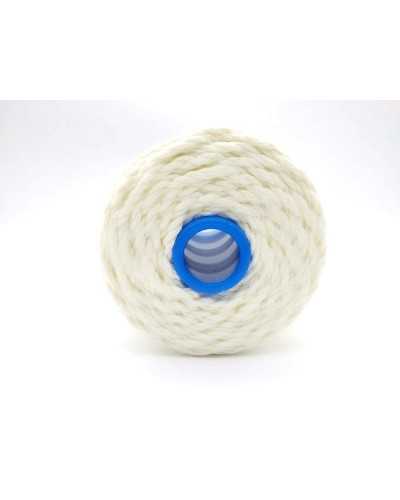 Makramee-Schnur, 4 mm, Baumwollseil, geflochtene Schnur, 3 Stränge, 500 g, 130 m