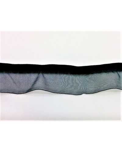 Passamaneria Bordo Volant Organza Nastrino Velluto Alto 3 Cm
