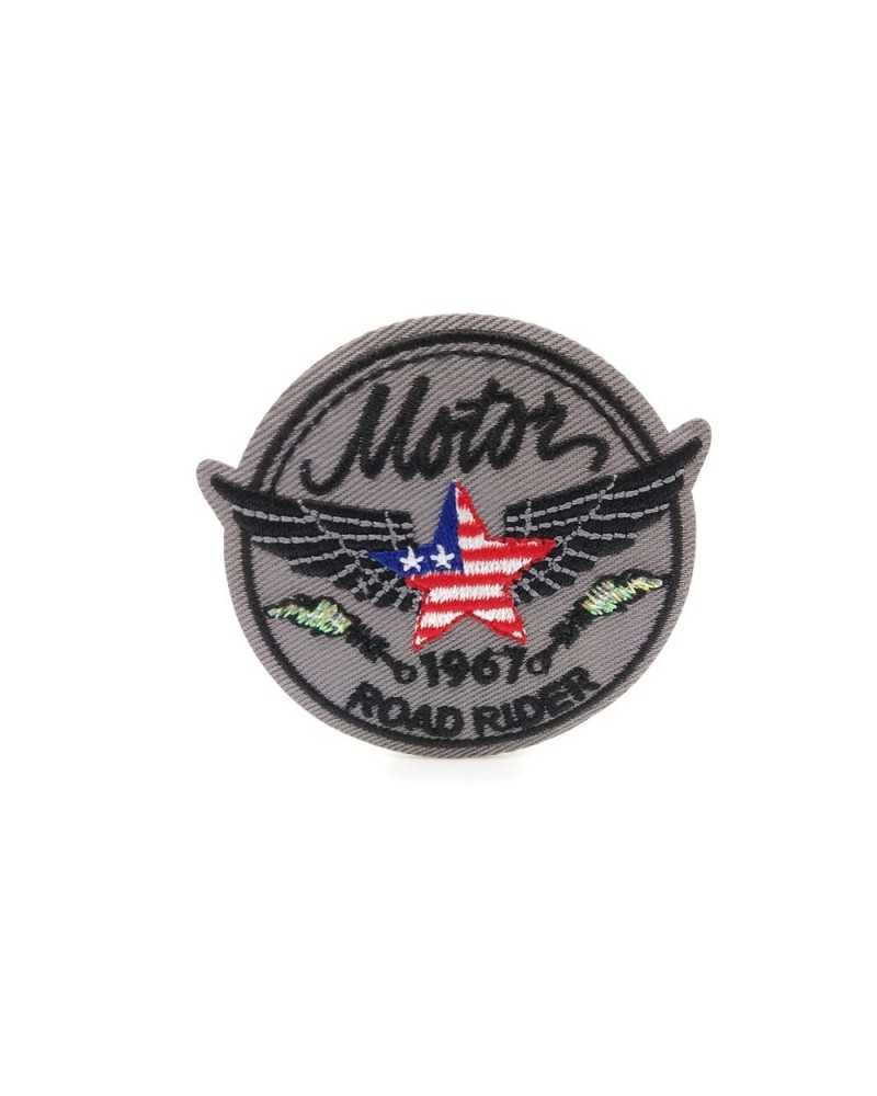Aplicación Motor Road Rider 1967 Parche Termoadhesivo Bordado Marbet Estados Unidos America 55x50 Mm