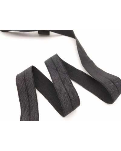 Garnituren, elastisches, faltbares, glänzendes Schrägband, 2 cm hoch