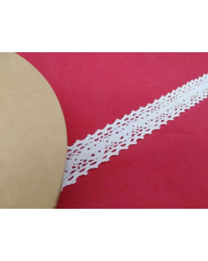 Trimmings Lace Cotton Lace Partition High 15 Mm Scalloped
