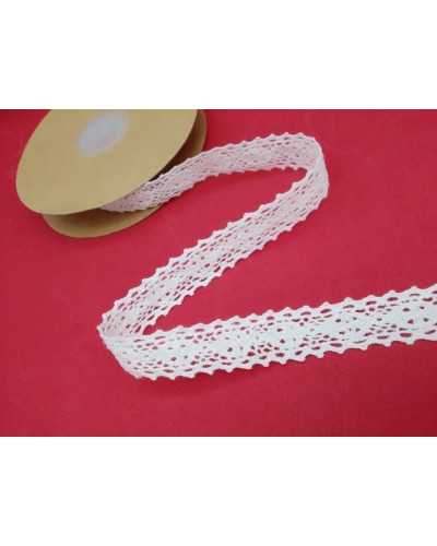 Trimmings Lace Cotton Lace Partition High 15 Mm Scalloped