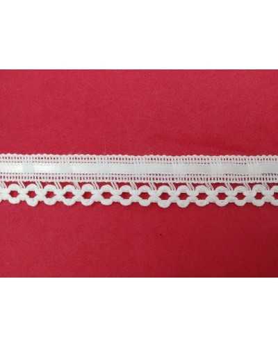 Lace Tip White Passanastro Cotton Satin High 17 Mm