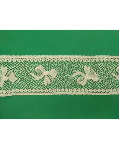 Lace Cotton Lace Bow Ecru Partition High 45 Mm
