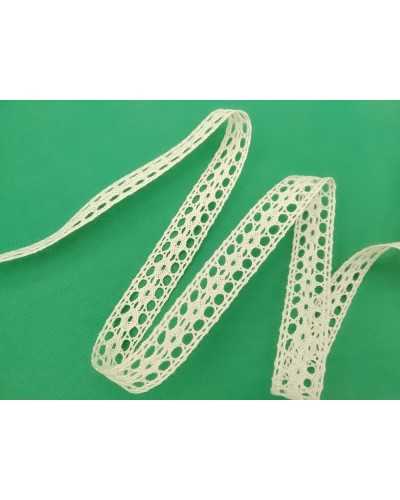 Trimmings Cotton Lace Partition Lace 15 Mm High