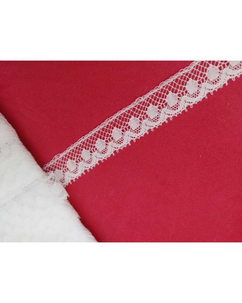 Lace Embroidered Lace Valencienne Pois Pure Cotton High 13 Mm