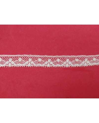 Mit Spitze bestickte Valencienne-Blumenpois aus reiner Baumwolle, Höhe 13 mm