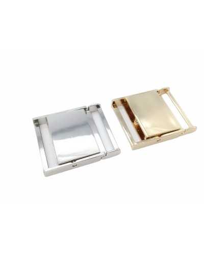 Hook Buckle Snap Polished Steel High 50 Mm