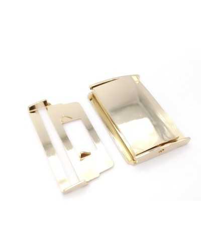 Gancho Hebilla Broche Acero Pulido Alto 50 Mm