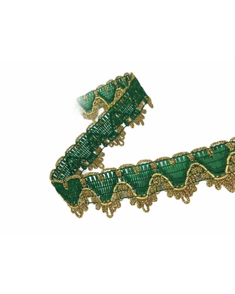 Pasamanería Lurex Bordado Corazón 3 Cm Alto