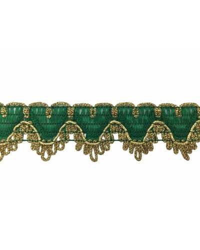 Pasamanería Lurex Bordado Corazón 3 Cm Alto