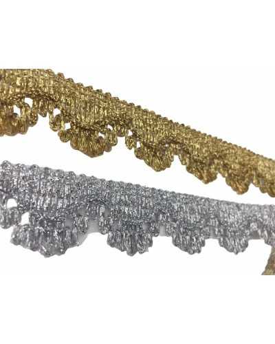 Passementerie Punta Lurex Bord Haut 25 Mm