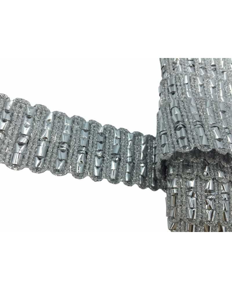 Besätze Bordüre Lurex Möbel hoch 3 cm