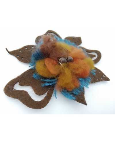 Application Iron-on Patch Cloth Carved Flower Pearls 16x14 Cm