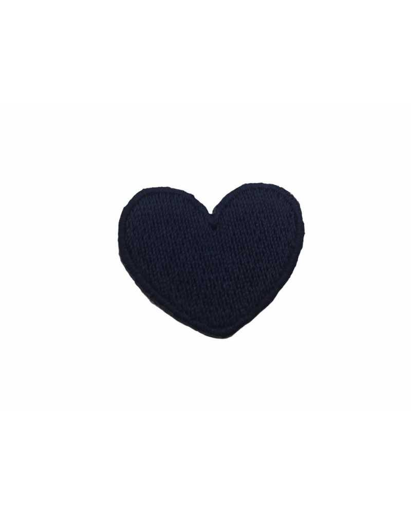 Aplicación Termoadhesivo Parche Bordado Corazón con Strass 4x3 Cm