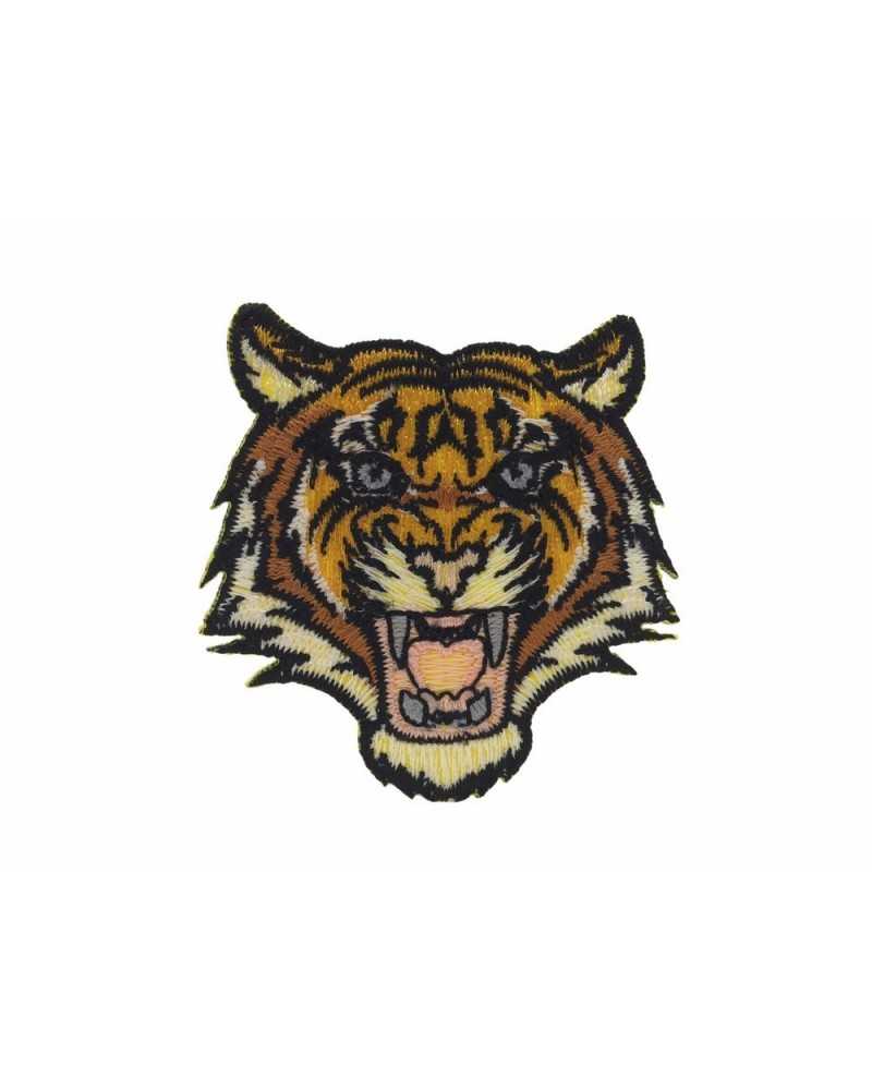Toppa Patch Thermal Adhesive Application Tigre Head 6x6 Cm