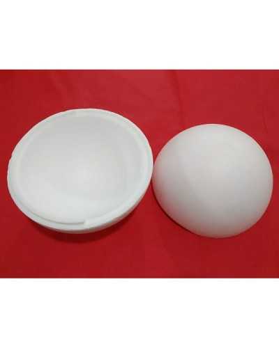 Polystyrène à décorer Boule Ouvrable Forme Sphère 15 Cm