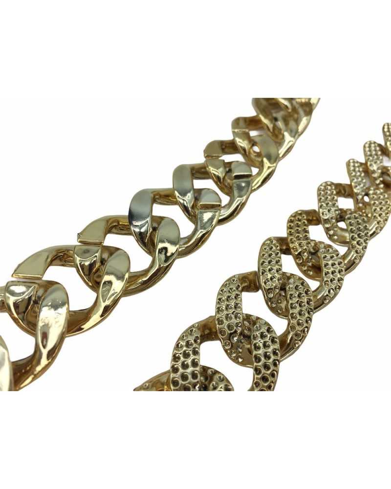 50 Cm Chain Clothing Fashion Pastry Resin Polished Martellata25 Mm