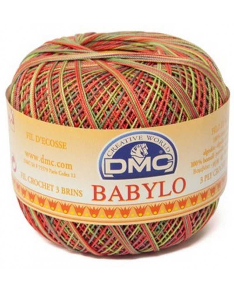 Hilo de Ganchillo DMC Babylo Escocia Multicolor N. 10-50 Gramos