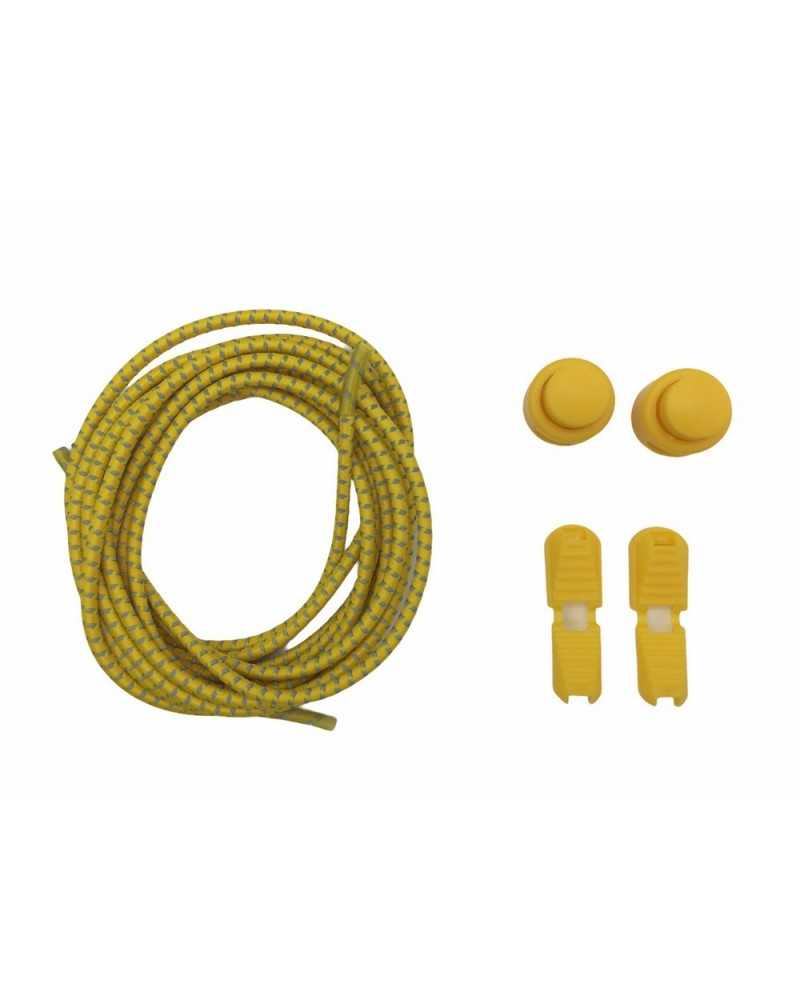 Schnürsenkel, elastische Schnürsenkel, 2 Regler, 2 Rucksackstopper, 120 cm lang