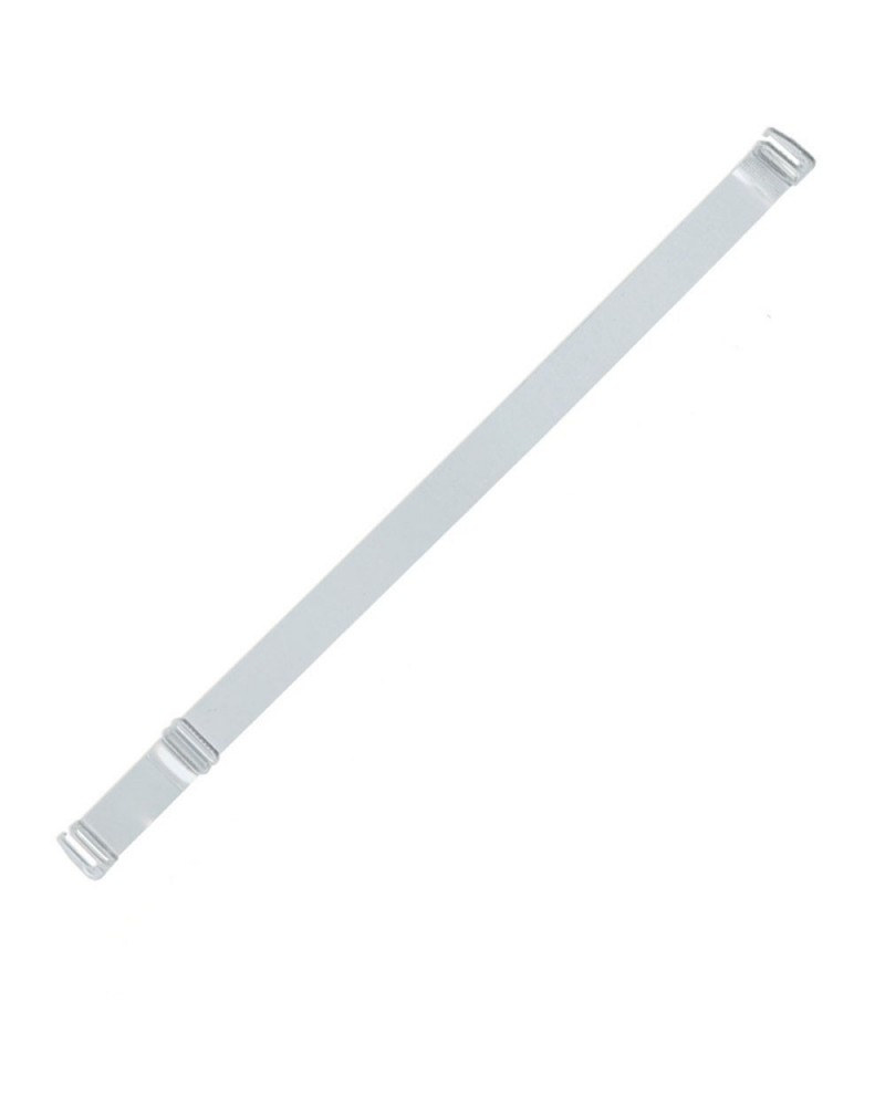 Transparent Bra Tie With Plastic Hooks 2x65 Cm