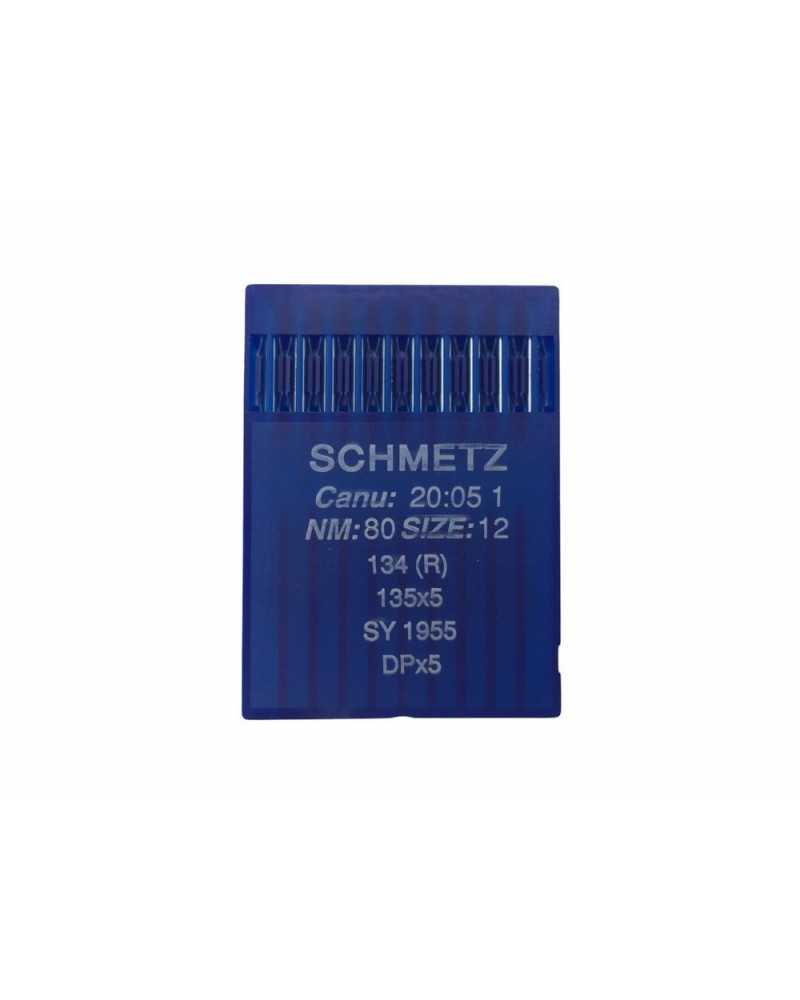 10 Aiguilles Schmetz Machine à Coudre Industrielle N80 Taille:12 134(R) 135x5 SY 1955 DPx5