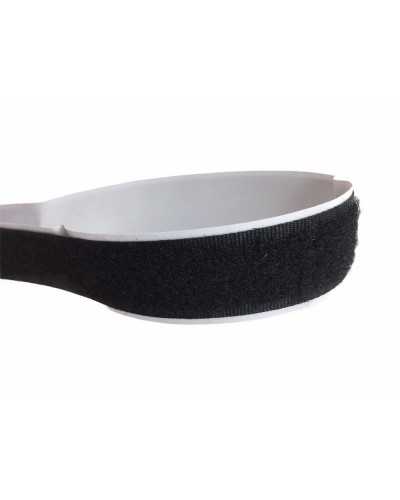 Cinta Velcro Hembra Ojal Blando Adhesivo Negro Alto 2 Cm