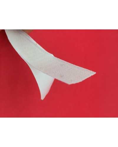 Crochet Ruban Velcro Rugueux Mâle Blanc Adhésif 2 Cm De Haut