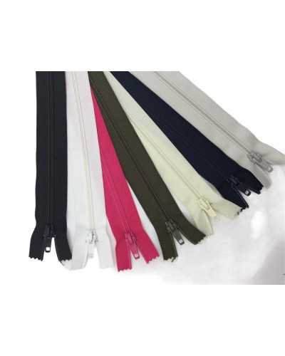 Chaine Zippée Spirale 6 Divisibles 1 Curseur Métal 70 Cm