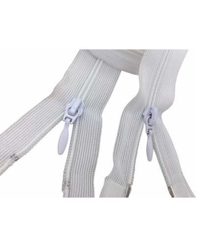 Zipper Zip Light Webbing Divisible Chain 4 Releasable Double Cursor 100 Cm long