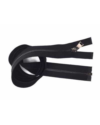 Metal Lightning Chain 5 Burnished Zip Releasable Hinge 1 Cursor 80 Cm