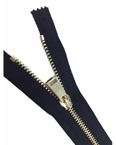 Metal Lightning Chain 5 Gold Zip Hinge 1 Fixed Cursor 20 Cm