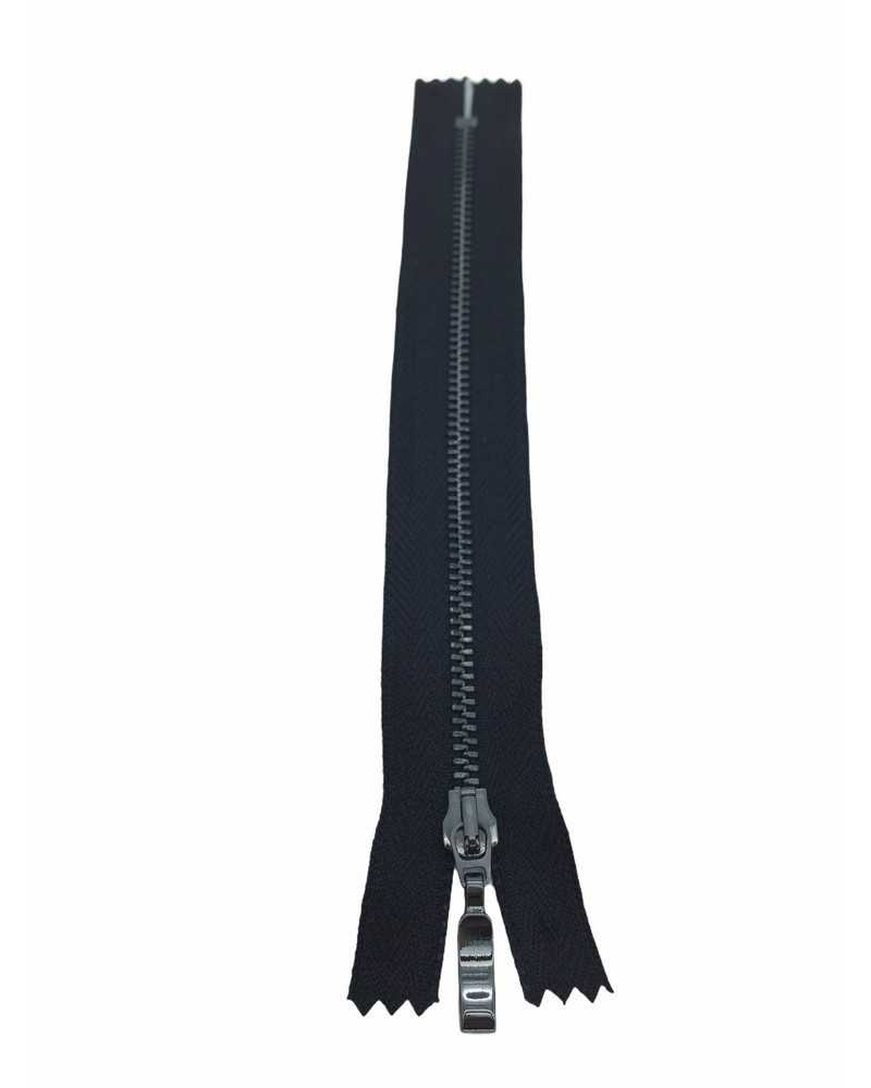 Cremallera metálica Cadena 3 Cremallera Bisagra 1 Cursor fijo 20 cm
