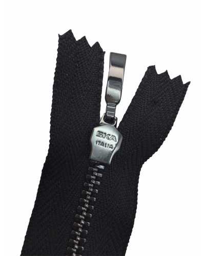 Cremallera metálica Cadena 3 Cremallera Bisagra 1 Cursor fijo 20 cm