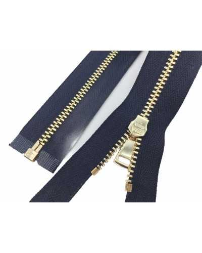 Metal Lightning Chain 3 Gold Zip Releasable Hinge 1 Cursor 80 Cm