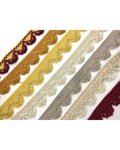 Trimmings Upholstery Openable Tip Scalloped Cord Furnishing 3 cm high