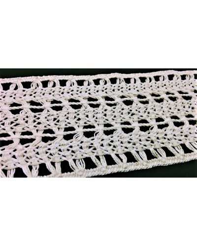 Trennbordüre aus natürlicher Shabby-Baumwolle