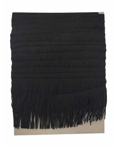 Passementerie Frange Eco Daim Daim Double Face Haute 10 Cm