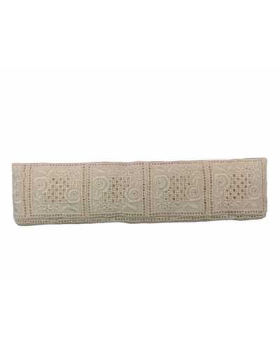 50 Cm Sangallo Encaje Azulejo Cuadrado Flor Diseño 5 Cm Alto 9 Piezas