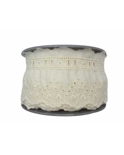 Scalloped Sangallo Lace Trimmings 7 Cm High Passementerie
