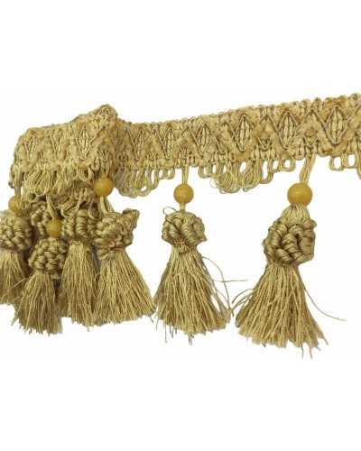 Passementerie Frange Glands Pon pon Perle Haute 12 Cm