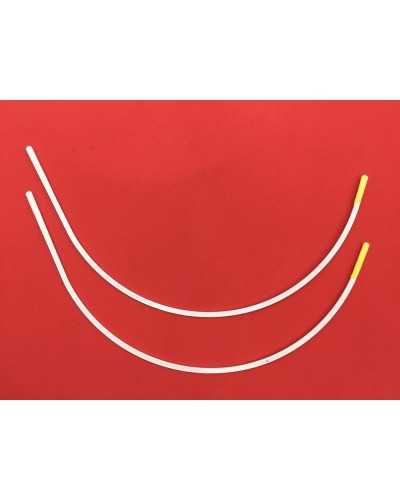 Par de copas de sujetador de metal con aros 22,5 cm