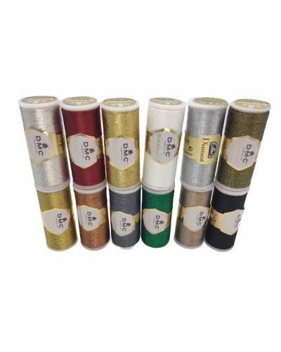 Dmc Metallic Diamant Thread for Machine Sewing 35 Mt