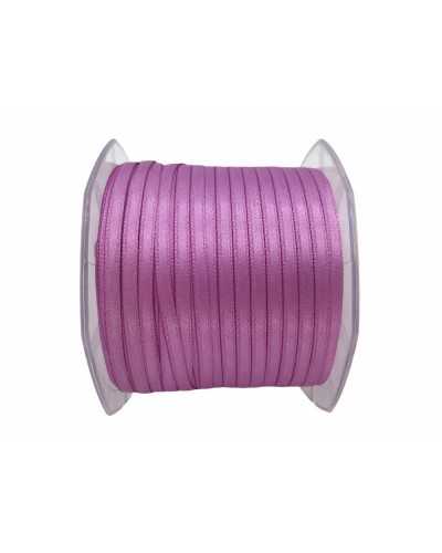 10 Mt Cinta Satén Lavable Doble Cara Brillo 3 Mm Alto
