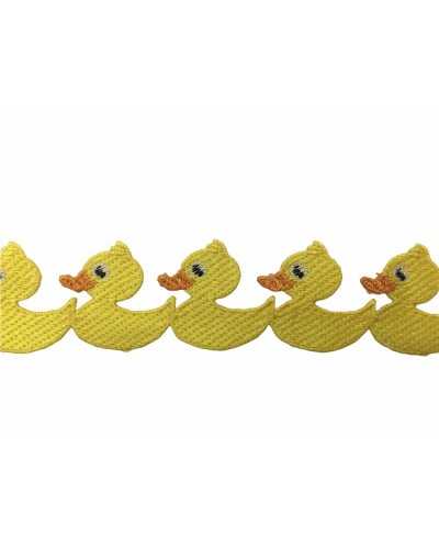 Trimmings Fashion Gelbe Ente, schneidbar, 3 cm hoch
