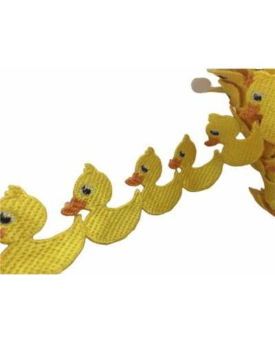 Trimmings Fashion Gelbe Ente, schneidbar, 3 cm hoch