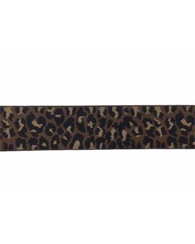 Elastische Besätze Animalier Leopard hoch 3 cm