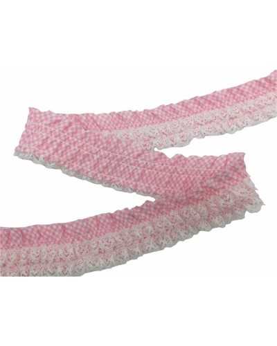50 Cm Trimmings Rouches Elastic Scottish Lace 4 Cm High
