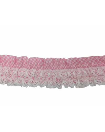 50 Cm Trimmings Rouches Elastic Scottish Lace 4 Cm High