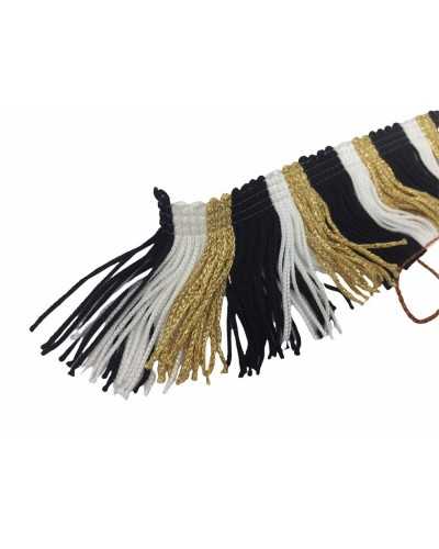 Tripolino Galon Frange Fashion 3 Couleurs Haut 5 Cm
